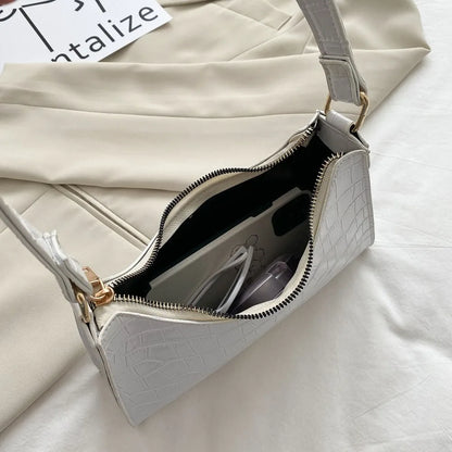 Vintage PU Leather Shoulder Bag for Women Everyday Style