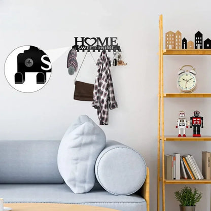 Wall Key Holder Rack Metal Hook Organizer Entryway Storage Home Decor