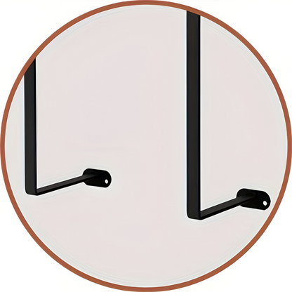 Wall Mounted Double Towel Rack Bathroom Storage Shelf