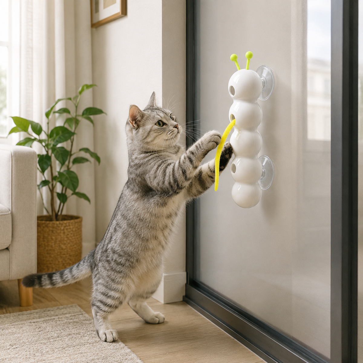 Interactief bewegingspuzzelspeelgoed voor katten, voor wandmontage