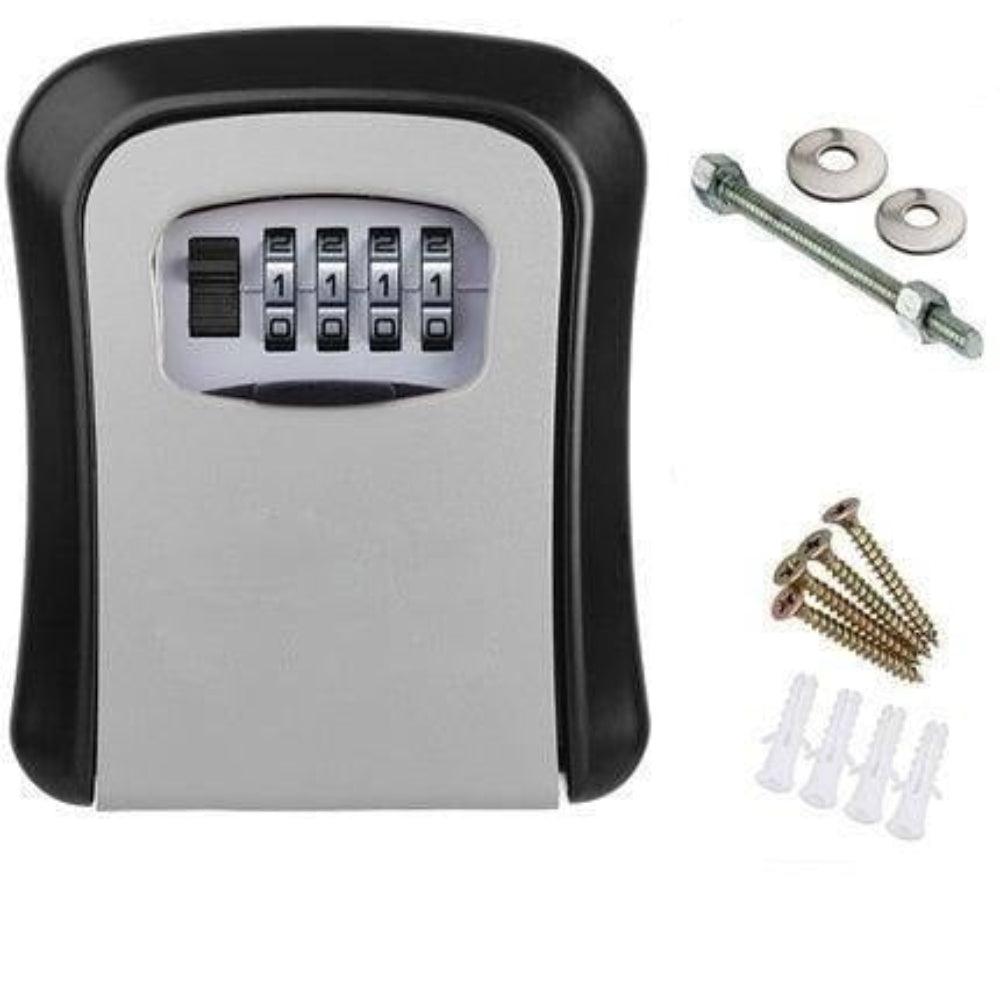 Wall Mounted Key Lock Box - Secure Combination Key Safe