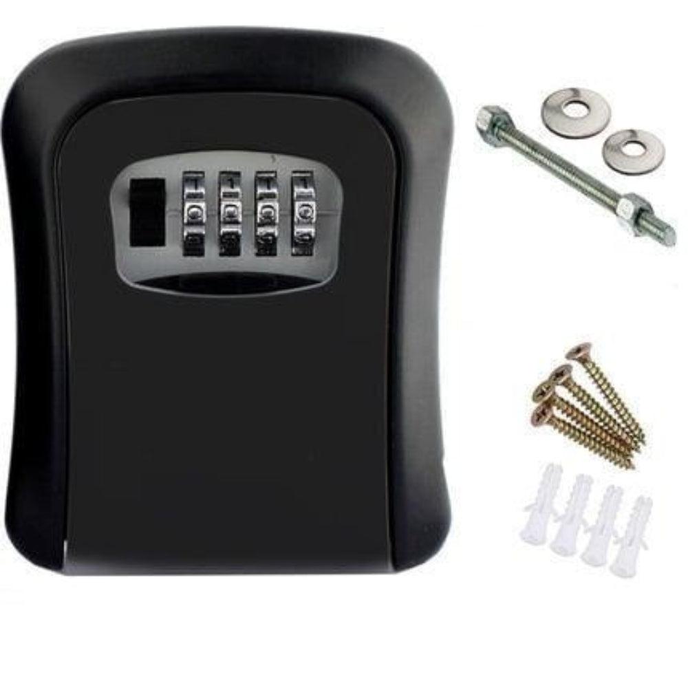 Wall Mounted Key Lock Box - Secure Combination Key Safe