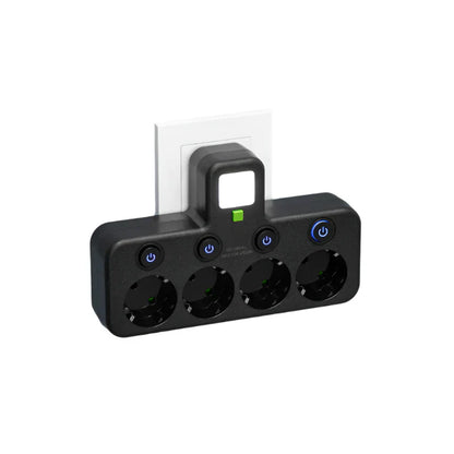 Wall Mounted Power Strip USB Type C Multi Socket Extension