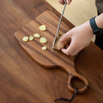 Walnut Wood Cutting Board Set Double Sided Kitchen Serving Boards