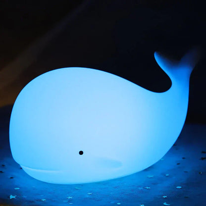Walrus Night Light with Color Changing LED Soft Glow Lamp for Kids