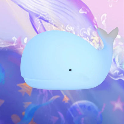 Walrus Night Light with Color Changing LED Soft Glow Lamp for Kids