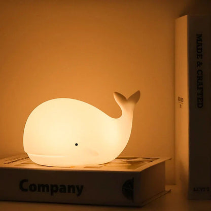 Walrus Night Light with Color Changing LED Soft Glow Lamp for Kids