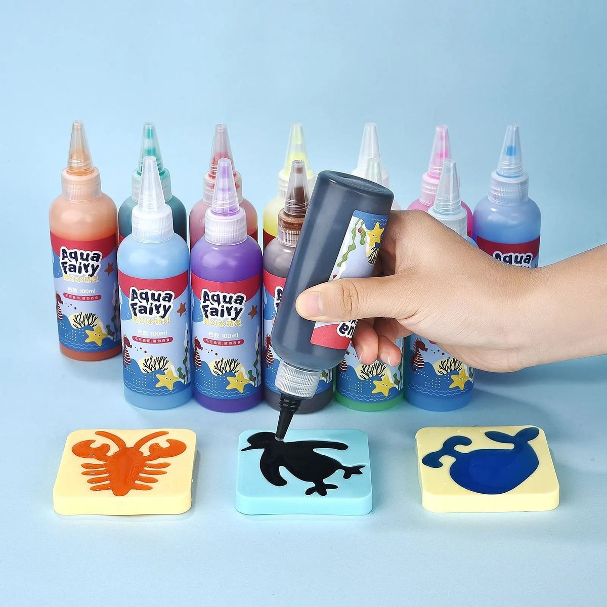 Water Gel Animal Mold Craft Kit for Kids Creative Indoor Activity and Play