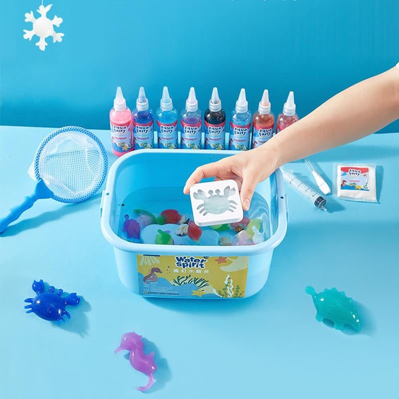 Water Gel Animal Mold Craft Kit for Kids Creative Indoor Activity and Play