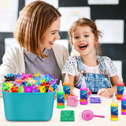 Water Gel Animal Mold Craft Kit for Kids Creative Indoor Activity and Play