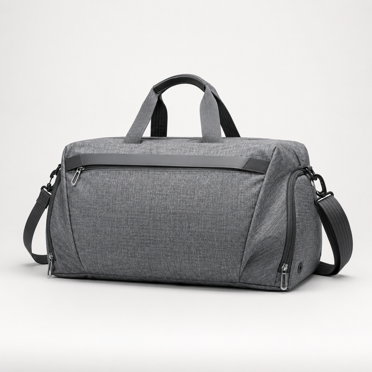 Water Resistant Travel Duffel Bag with Shoe Compartment