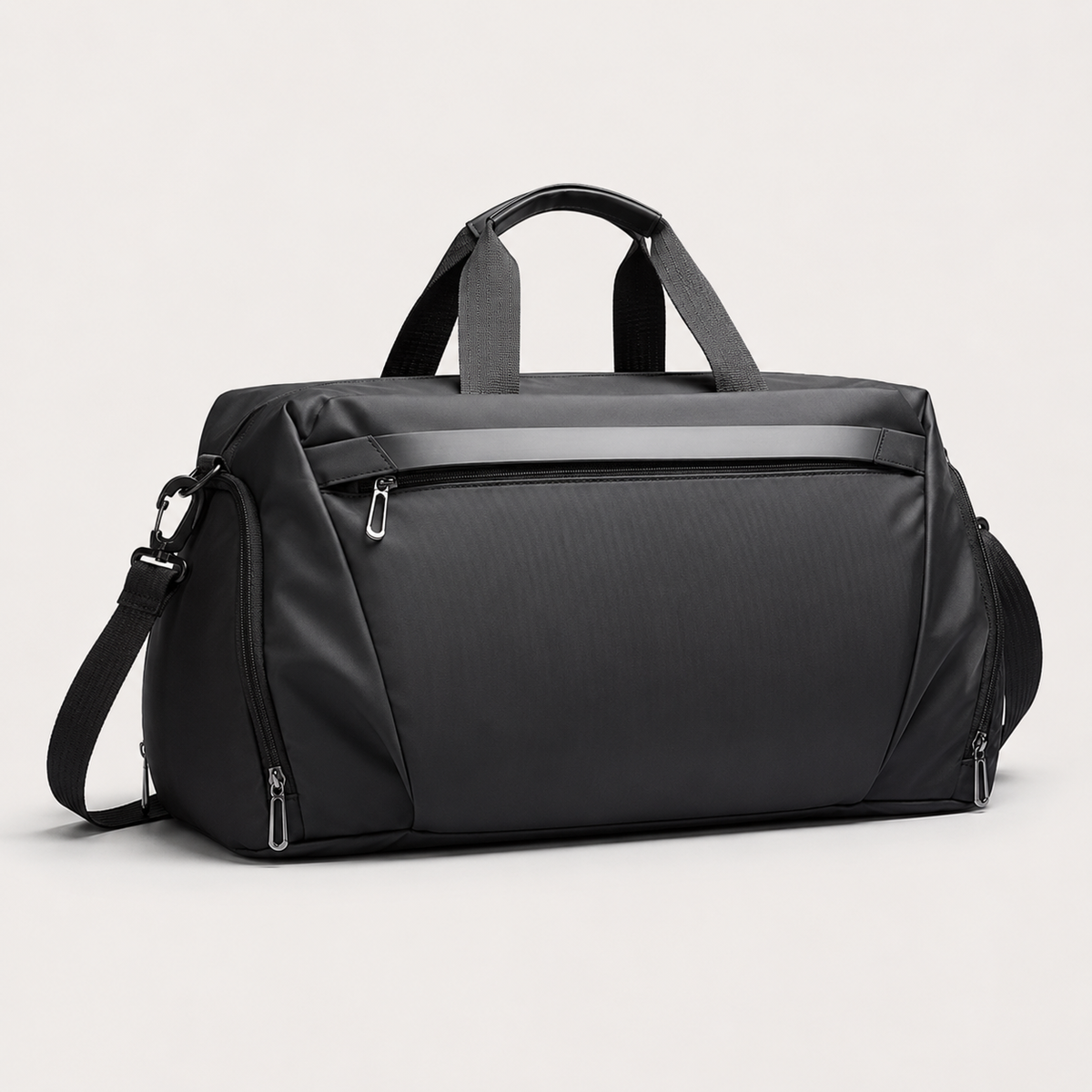 Water Resistant Travel Duffel Bag with Shoe Compartment