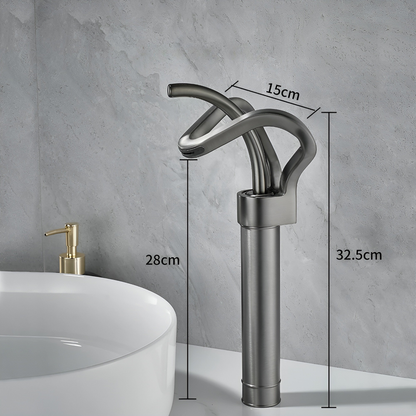Waterfall Basin Faucet Modern Bathroom Sink Mixer