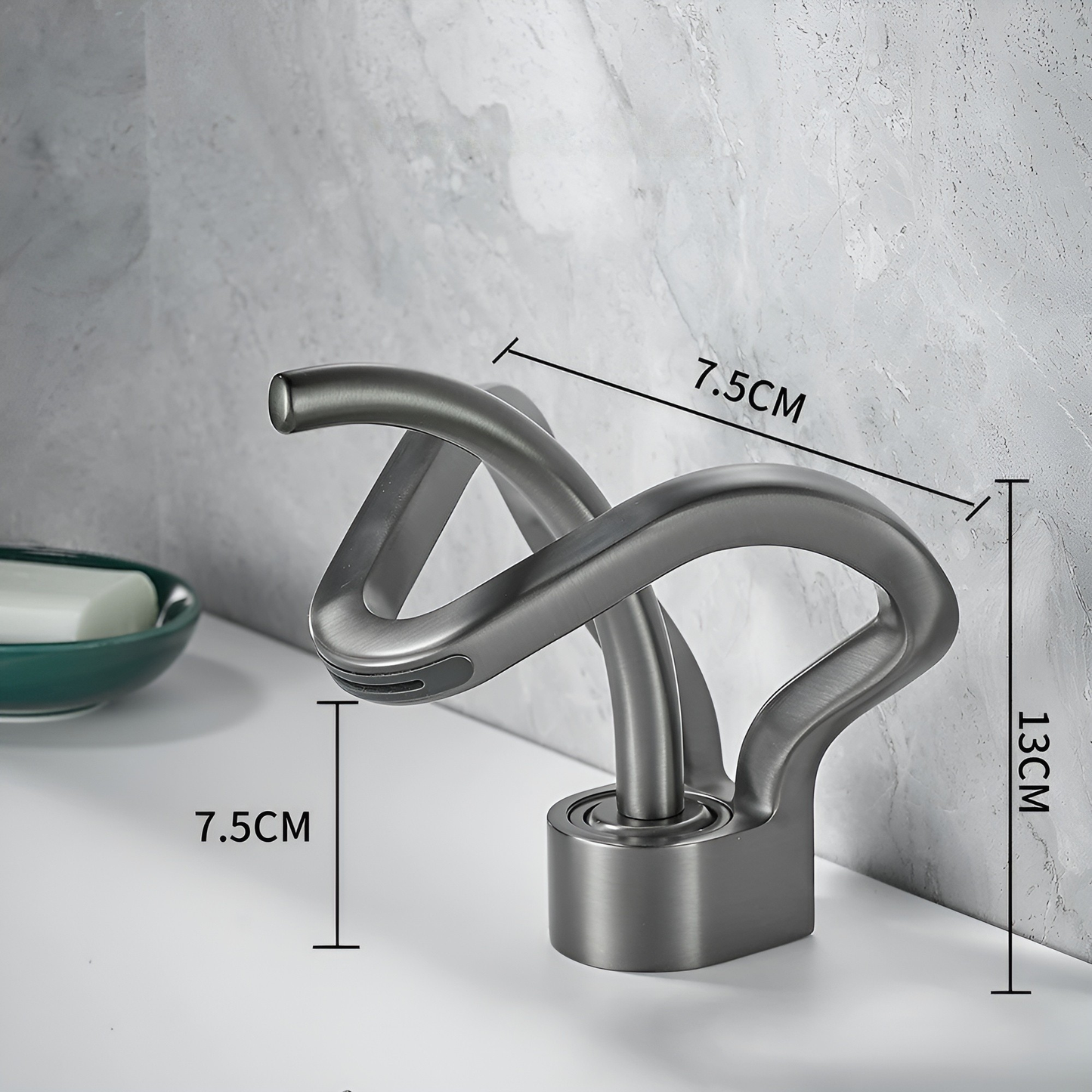 Waterfall Basin Faucet Modern Bathroom Sink Mixer