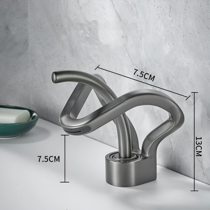 Waterfall Basin Faucet Modern Bathroom Sink Mixer