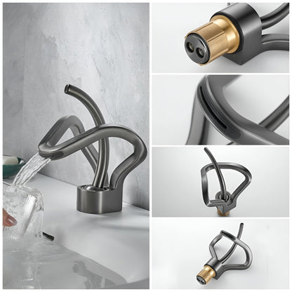 Waterfall Basin Faucet Modern Bathroom Sink Mixer