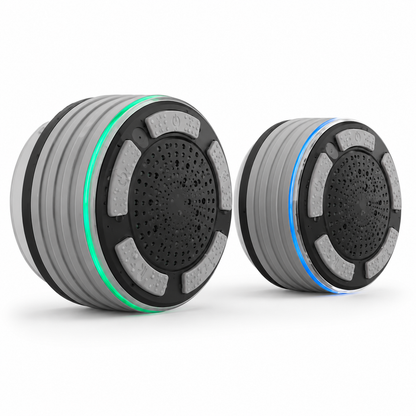Waterdichte Bluetooth-douchespeaker met draadloze verbinding, zuignapbevestiging en tot 8 uur afspeeltijd