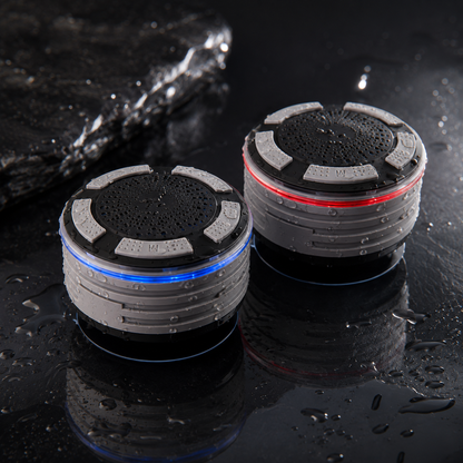 Waterdichte Bluetooth-douchespeaker met draadloze verbinding, zuignapbevestiging en tot 8 uur afspeeltijd