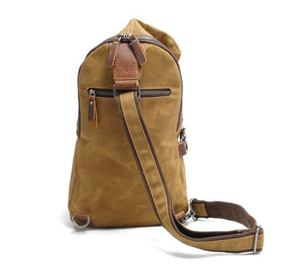 Waterproof Canvas Crossbody Bag Womens Adjustable Sling Bag
