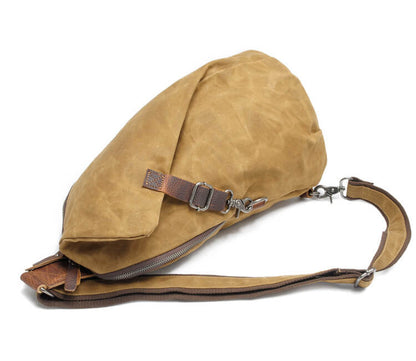 Waterproof Canvas Crossbody Bag Womens Adjustable Sling Bag