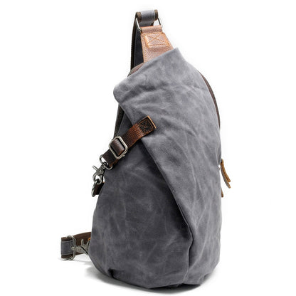 Waterproof Canvas Crossbody Bag Womens Adjustable Sling Bag