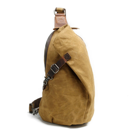 Waterproof Canvas Crossbody Bag Womens Adjustable Sling Bag