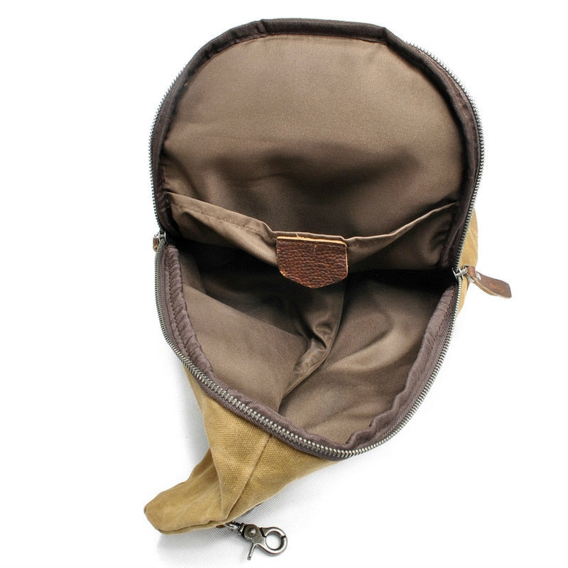 Waterproof Canvas Crossbody Bag Womens Adjustable Sling Bag