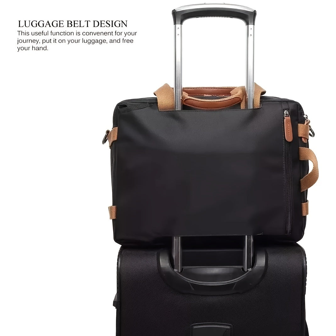 Waterproof Convertible Backpack Shoulder Bag Large Capacity Nylon Tote