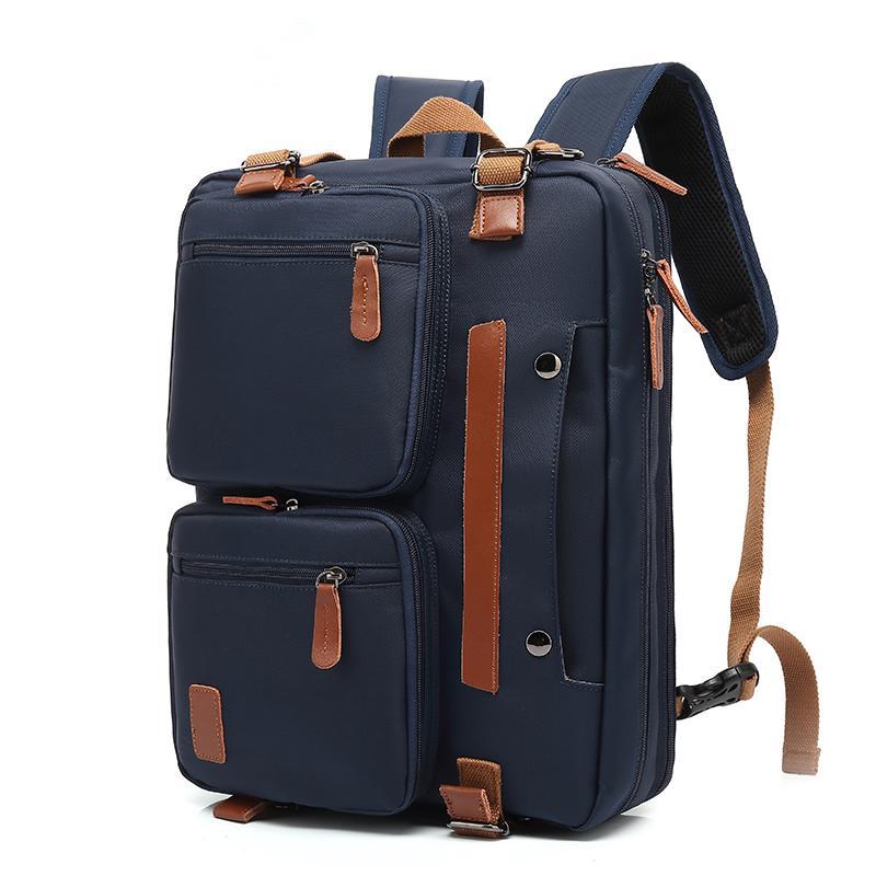 Waterproof Convertible Backpack Shoulder Bag Large Capacity Nylon Tote