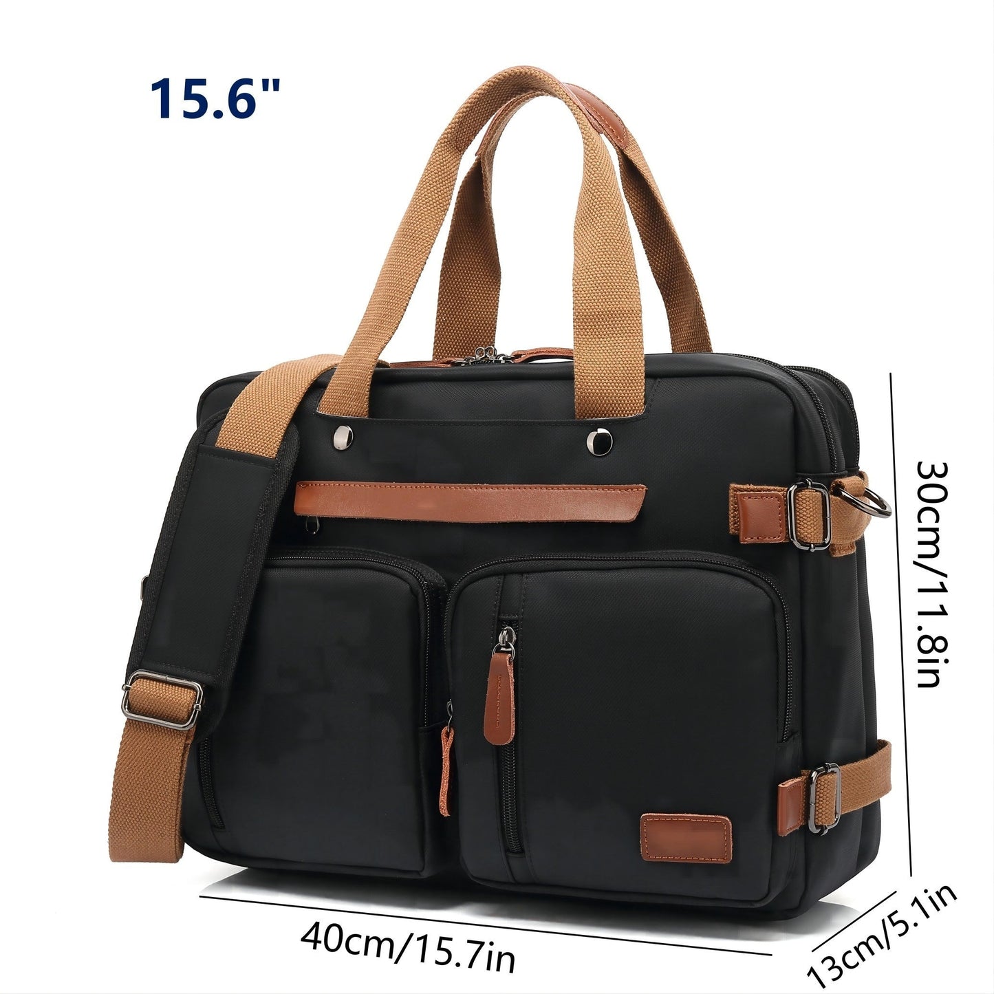 Waterproof Convertible Backpack Shoulder Bag Large Capacity Nylon Tote
