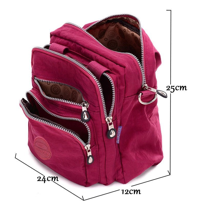 Waterproof Crossbody Shoulder Bag Multifunction Travel Purse