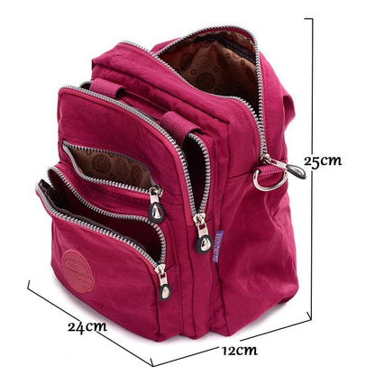 Waterproof Crossbody Shoulder Bag Multifunction Travel Purse