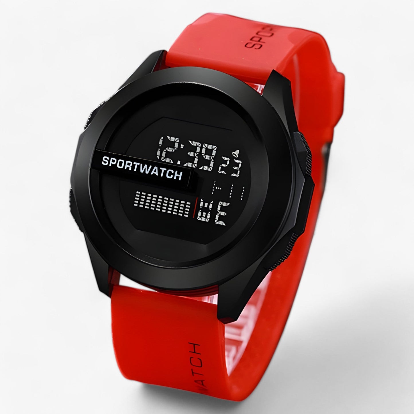 Waterproof Digital Sports Watch Mens Military Outdoor Wristwatch