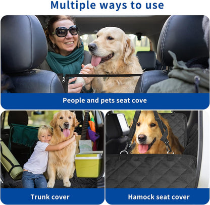 Waterproof Dog Car Seat Cover Hammock Travel Protector