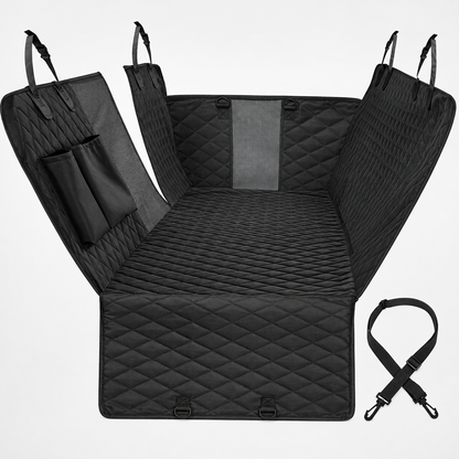 Waterproof Dog Car Seat Cover with Adjustable Straps and Non-Slip Protection