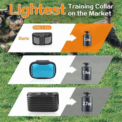 Waterproof Dog Training Collar Remote Control Rechargeable Collar