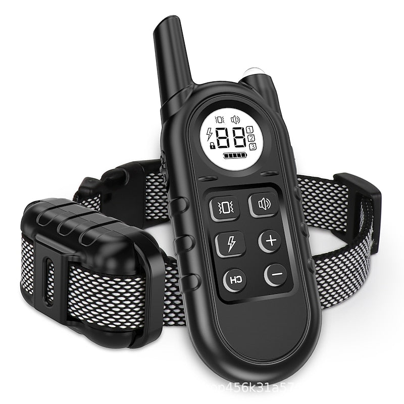 Waterproof Dog Training Collar Remote Control Rechargeable Collar
