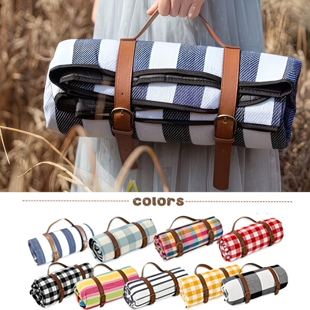 Waterproof Foldable Picnic Blanket Portable Outdoor Mat for Beach Park Travel