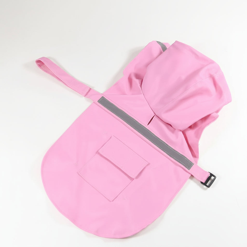 Waterproof Hooded Dog Raincoat Reflective Adjustable Pet Jacket