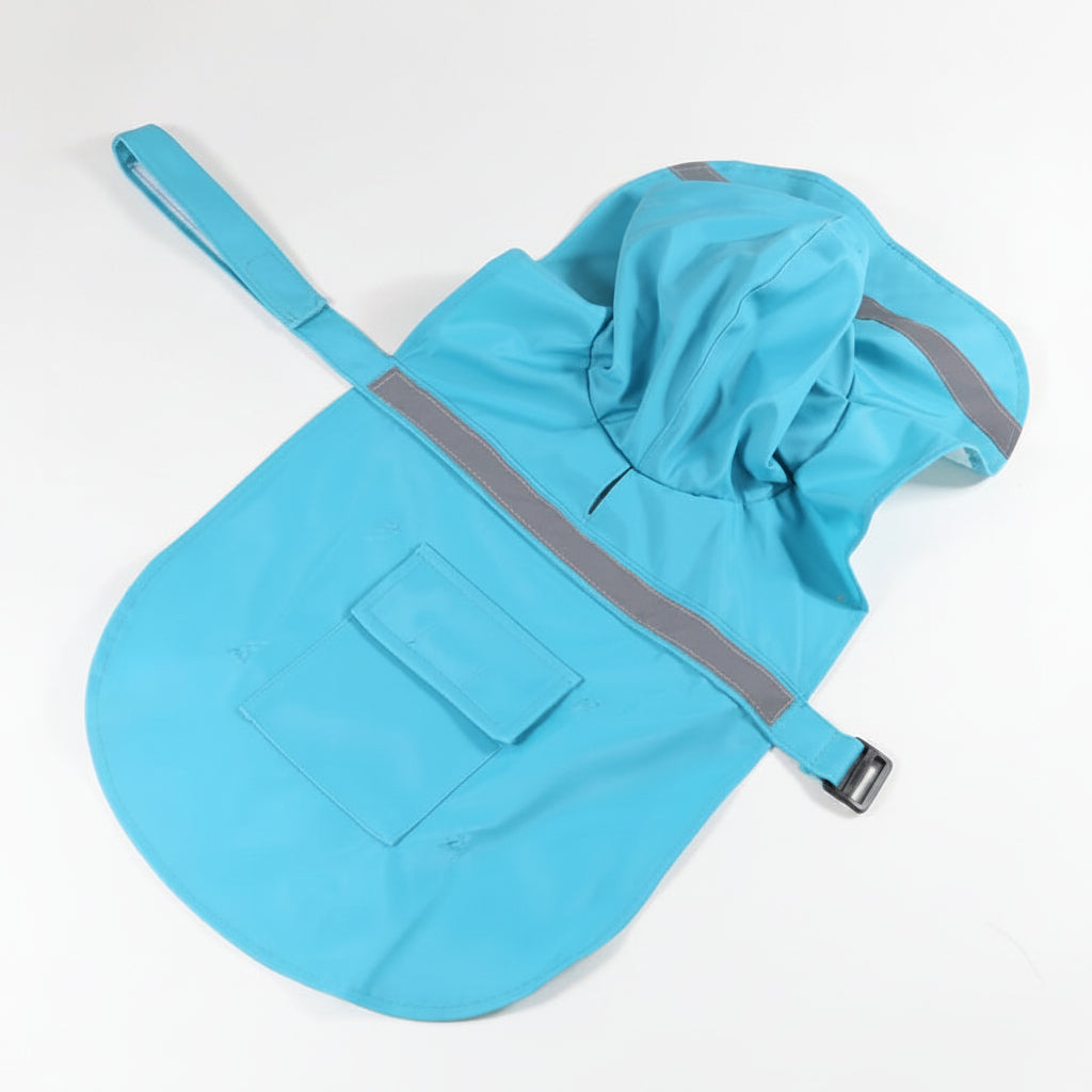 Waterproof Hooded Dog Raincoat Reflective Adjustable Pet Jacket