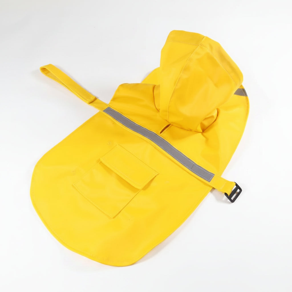 Waterproof Hooded Dog Raincoat Reflective Adjustable Pet Jacket