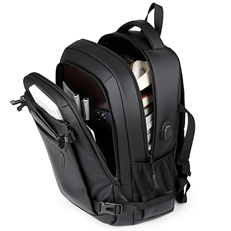 Waterproof Laptop Backpack Mens Travel Work School Bag