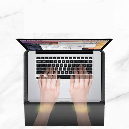 Waterproof PU Leather Laptop Sleeve with Shock Resistant Protection and Foldable Stand