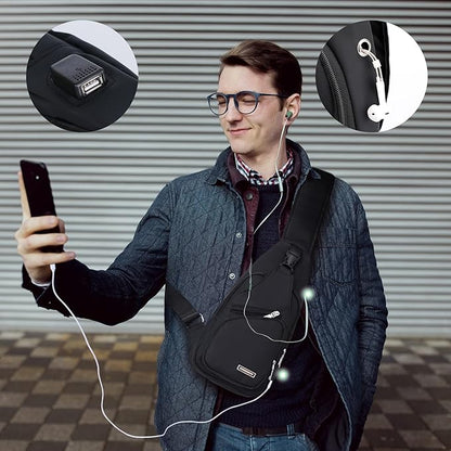Waterproof Multifunctional Sling Bag for Travel Outdoor Daily Use