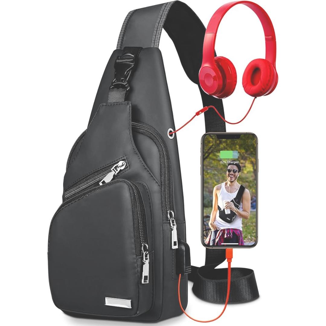 Waterproof Multifunctional Sling Bag for Travel Outdoor Daily Use