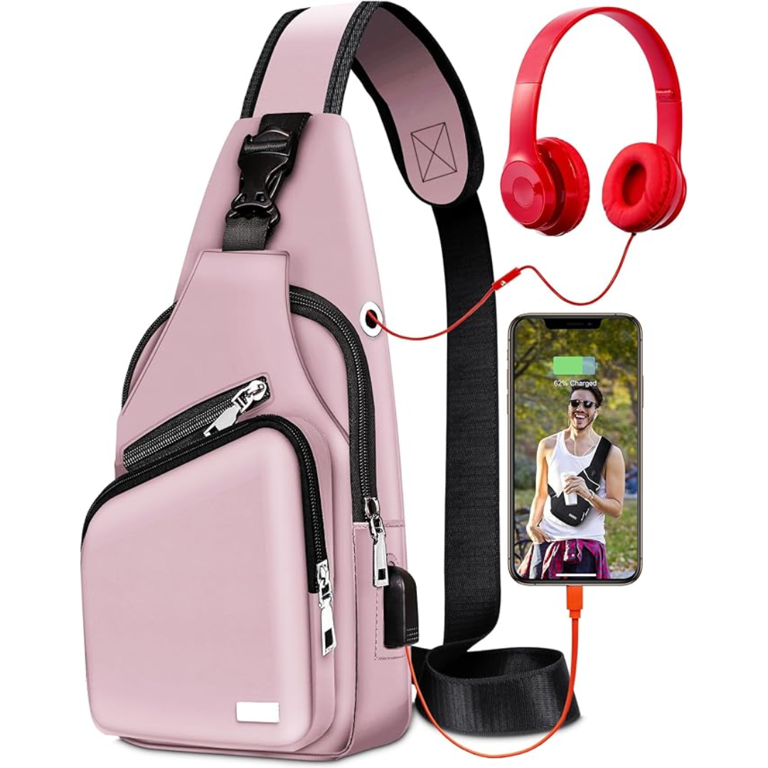 Waterproof Multifunctional Sling Bag for Travel Outdoor Daily Use