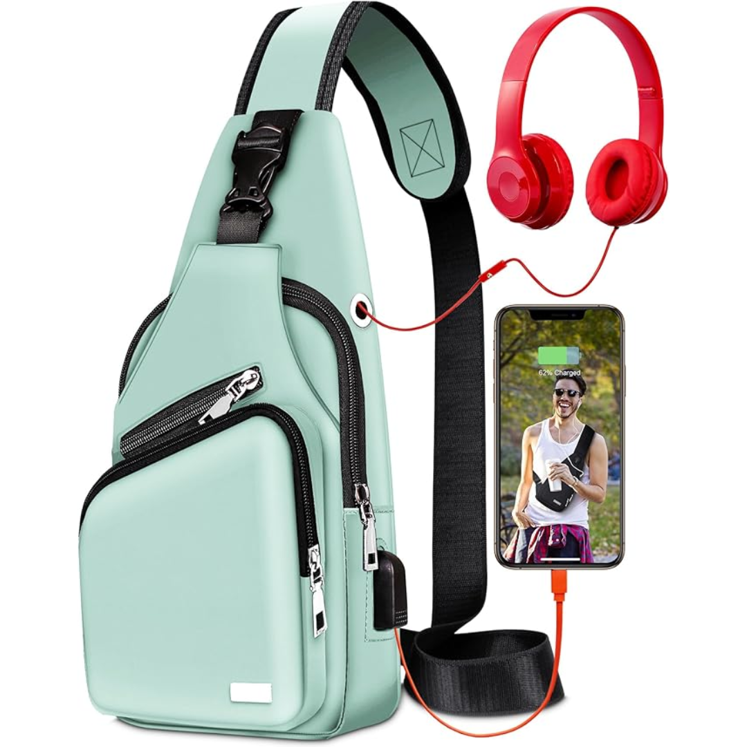 Waterproof Multifunctional Sling Bag for Travel Outdoor Daily Use