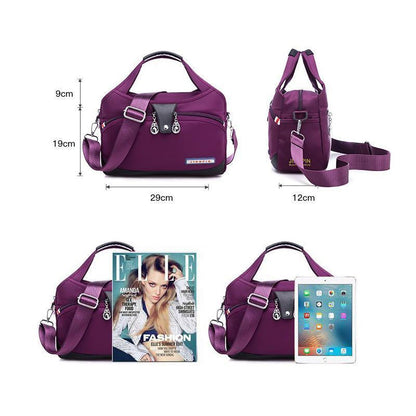 Waterproof Nylon Travel Bag Multifunction Shoulder Messenger Bag