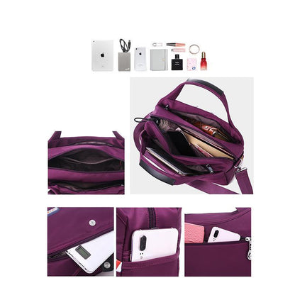 Waterproof Nylon Travel Bag Multifunction Shoulder Messenger Bag