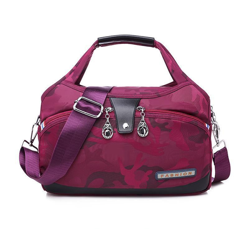 Waterproof Nylon Travel Bag Multifunction Shoulder Messenger Bag